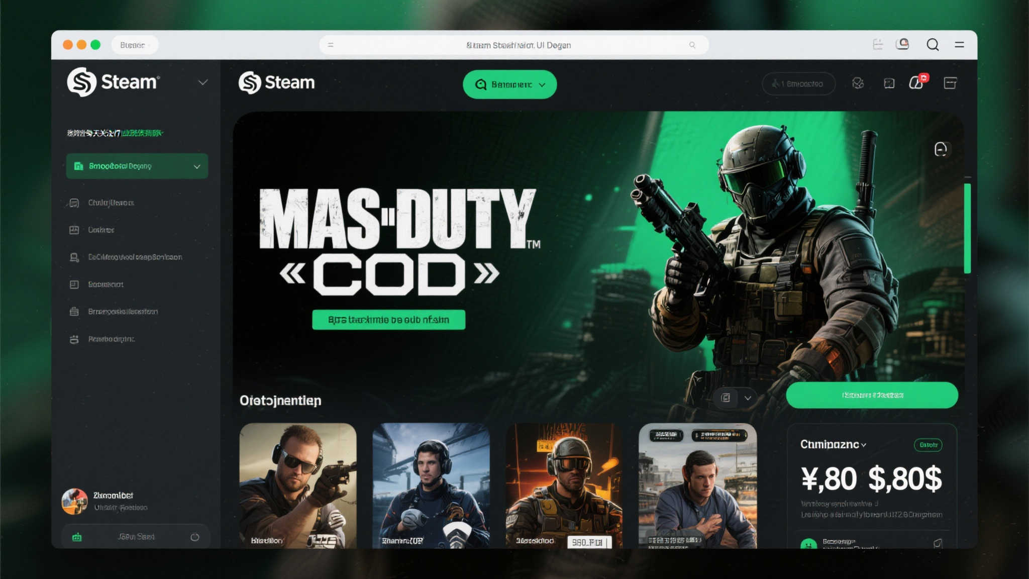 游侠晨讯：Steam界面更新疑曝光！《使命召唤》新作或定价80美元！